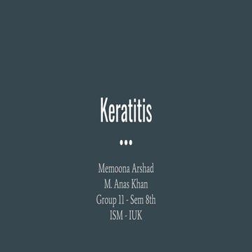 Keratitis