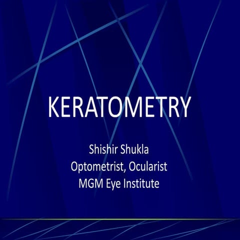 Keratometer