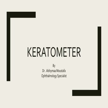 Keratometer