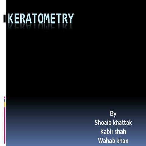 Keratometry