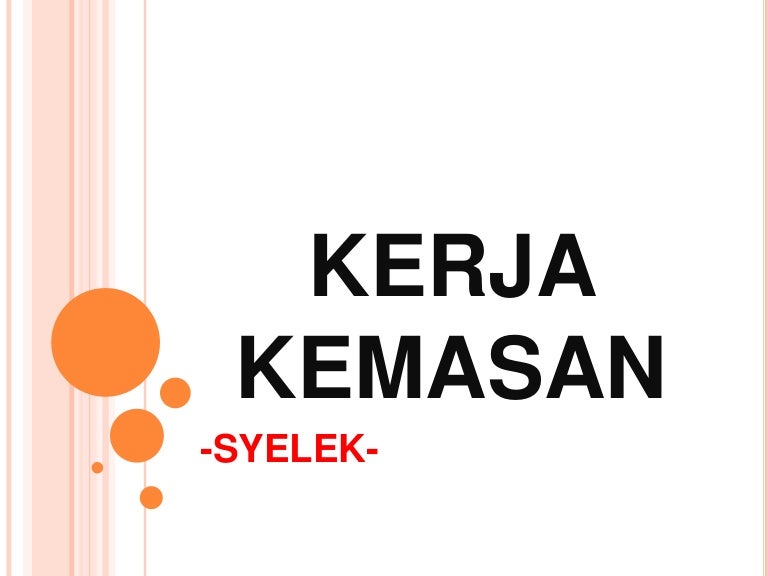 Kerja Kemasan