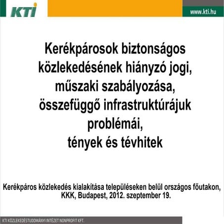 Kerékpárosok biztonsága 2012_hoz_e_szept