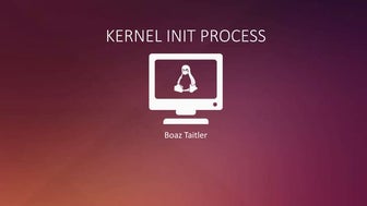 Linux Kernel Init Process