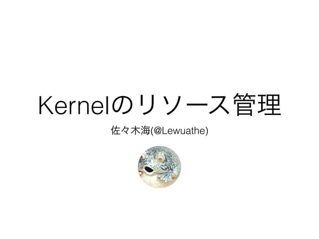 Kernel resource