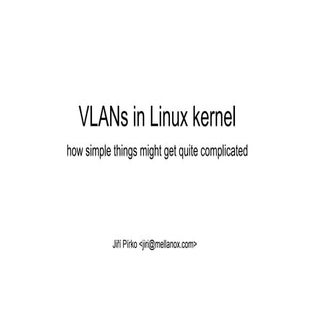 VLANs in the Linux Kernel