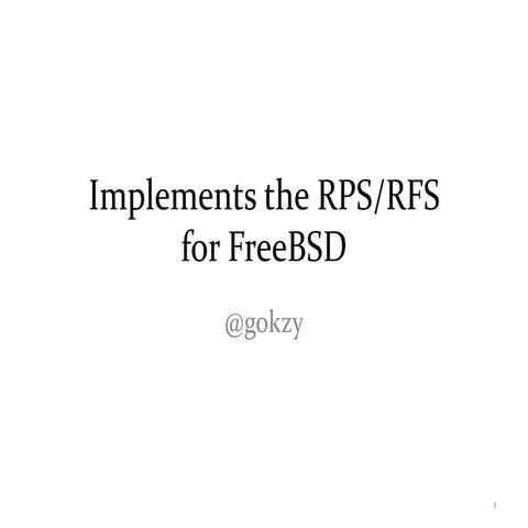 [kernel/vm] Implements the RPS/RFS for FreeBSD