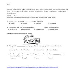 Kertas Soalan Bahasa Melayu Pemaham...