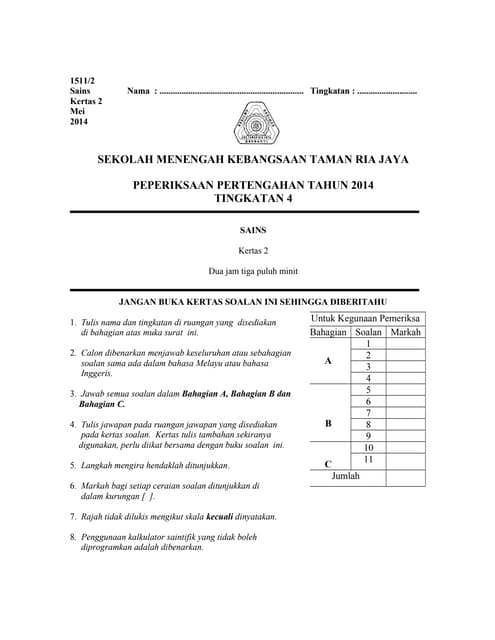 Soalan Dan Jawapan Aku Membaca Lagi Ceriabuluk