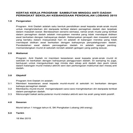 Kertas kerja ppda 2015