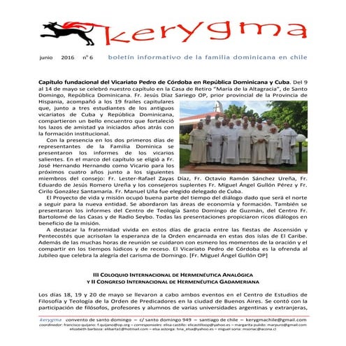 Kerygma 6 2016