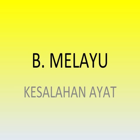 Kesalahan ayat