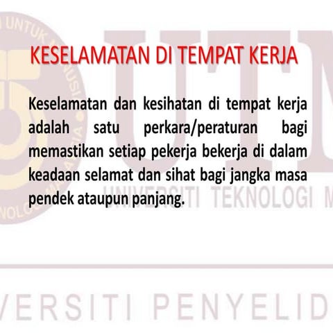 Keselamatan di tempat kerja