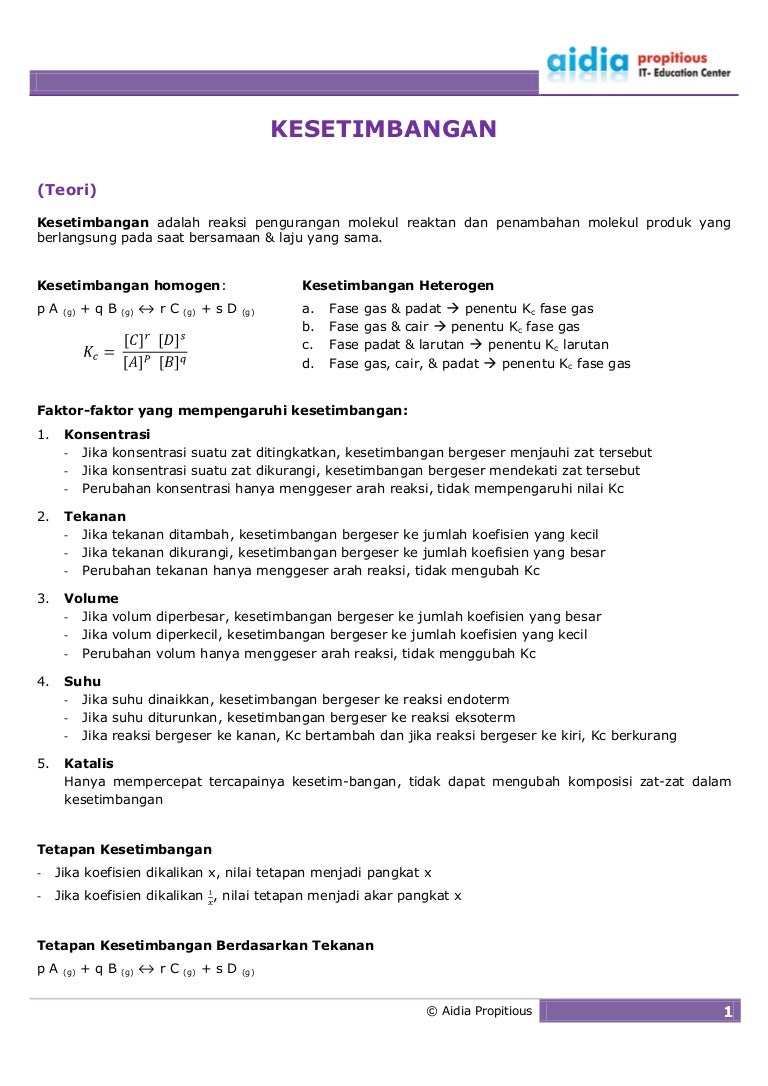 Kesetimbangan