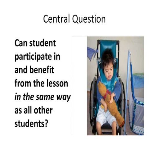 Accommodations for SWD