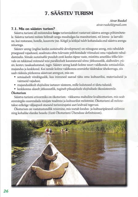 Kestev turism - LEADER tegevusgrupi käsiraamat