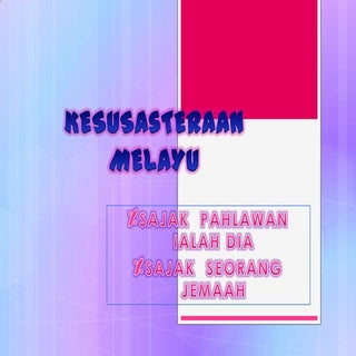 Kesusasteraan Melayu Komunikatif- S...