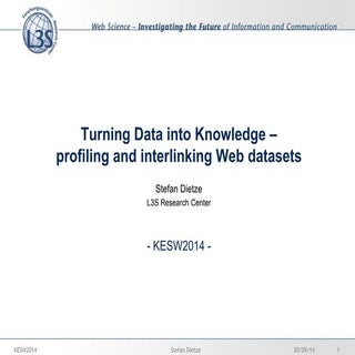 Turning Data into Knowledge (KESW20...
