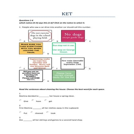 KET Cambridge Exam