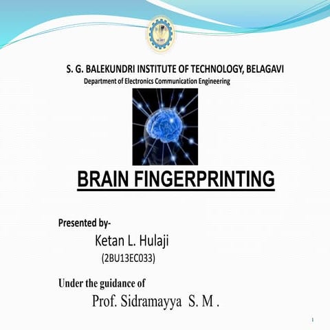 Brain Fingerprinting
