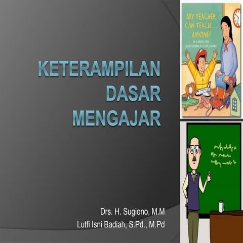 Keterampilan dasar mengajar