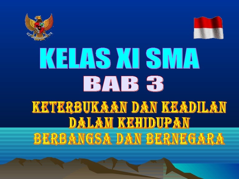 Keterbukaan Dan Keadilan