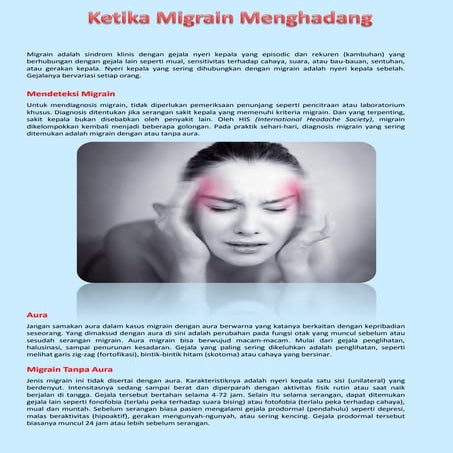 Ketika migrain menghadang