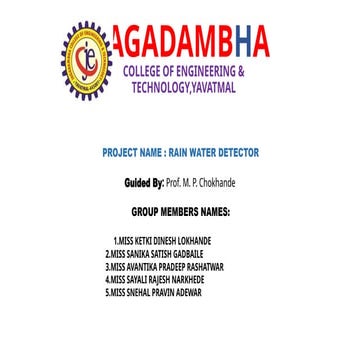 Rain water detector by using battery sensor