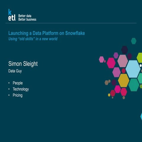 Launching a Data Platform on Snowflake