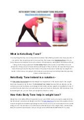 keto body tone pret