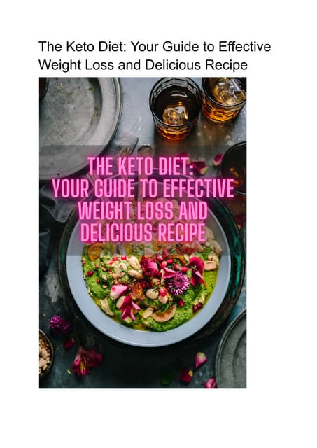 Keto Recipe Book Pdf : Power Up Your Diet with Exquisite Recipes