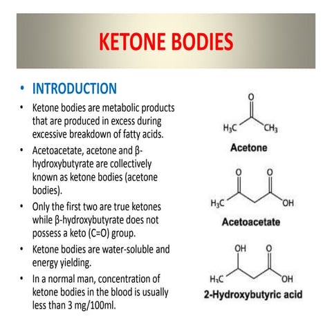 Ketone bodies
