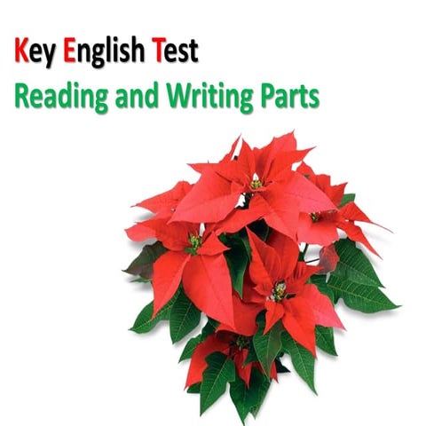 KET Reading and Writing Overview