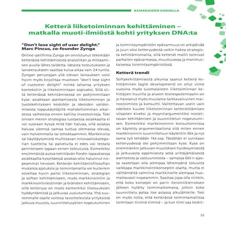 Ketterä liiketoiminnan kehittäminen - muoti-ilmiöstä yrityksen dna:ksi