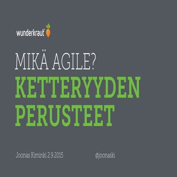 Ketteryyden perusteet