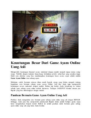 agen slot uang asli