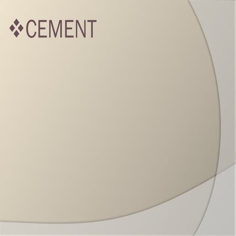 cement