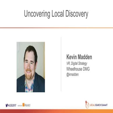 LSS2017: Uncovering Local Discovery