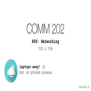 W08 Networking