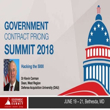 Hacking the 5000 – Procurement Contracting Officer (PCO) View