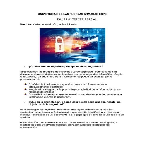 Kevin chipantashi taller#1_seguridades