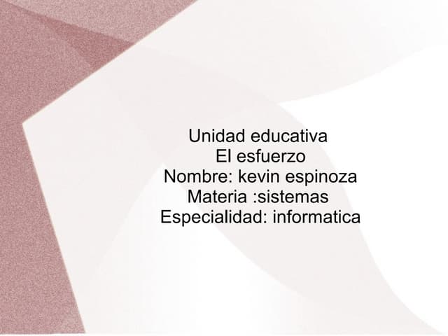 Kevin espinoza evaluacion