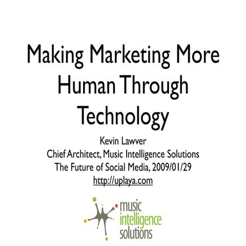 Making Marketing More Human Through Technology