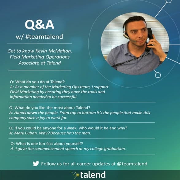 Talend Employee Spotlight - Kevin McMahon