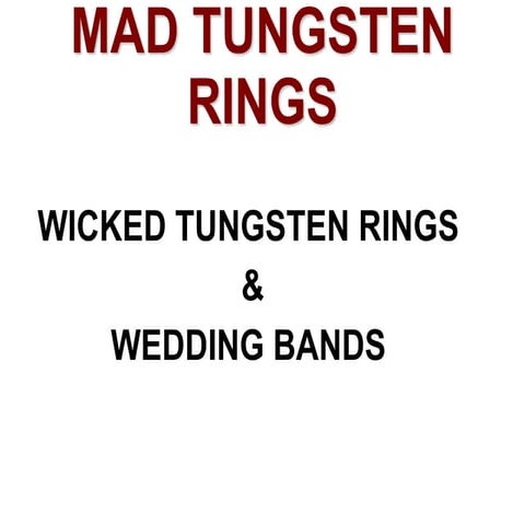 Kevlar Tungsten Blockade Rings