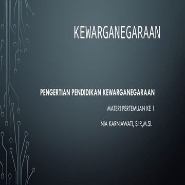 Pembelajaran PKn di SD | PPT