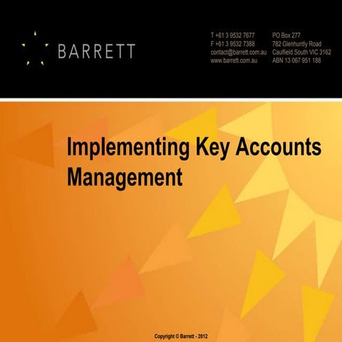 Key accounts overview | PPTX