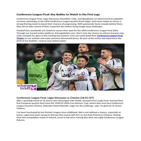 Crystal Palace’s Historic Conference League Final Crusade So Far.docx