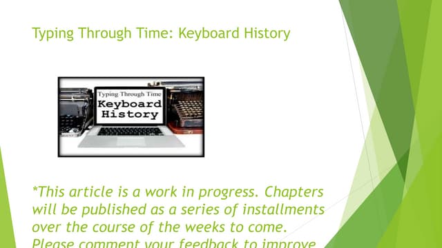 Keyboard history