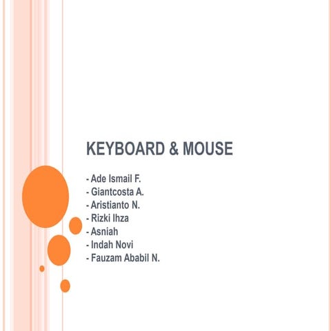 Bagian - Bagian Keyboard & Mouse