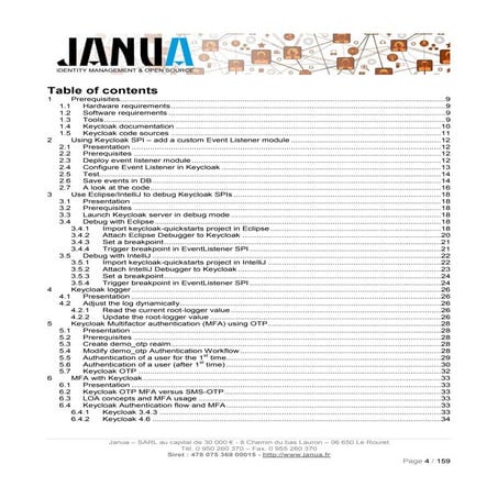 TOC training Keycloak RedhatSSO advanced